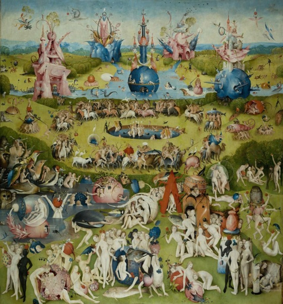 Detail of The Garden of Earthly Delights, 1490-1500 by Hieronymus Bosch