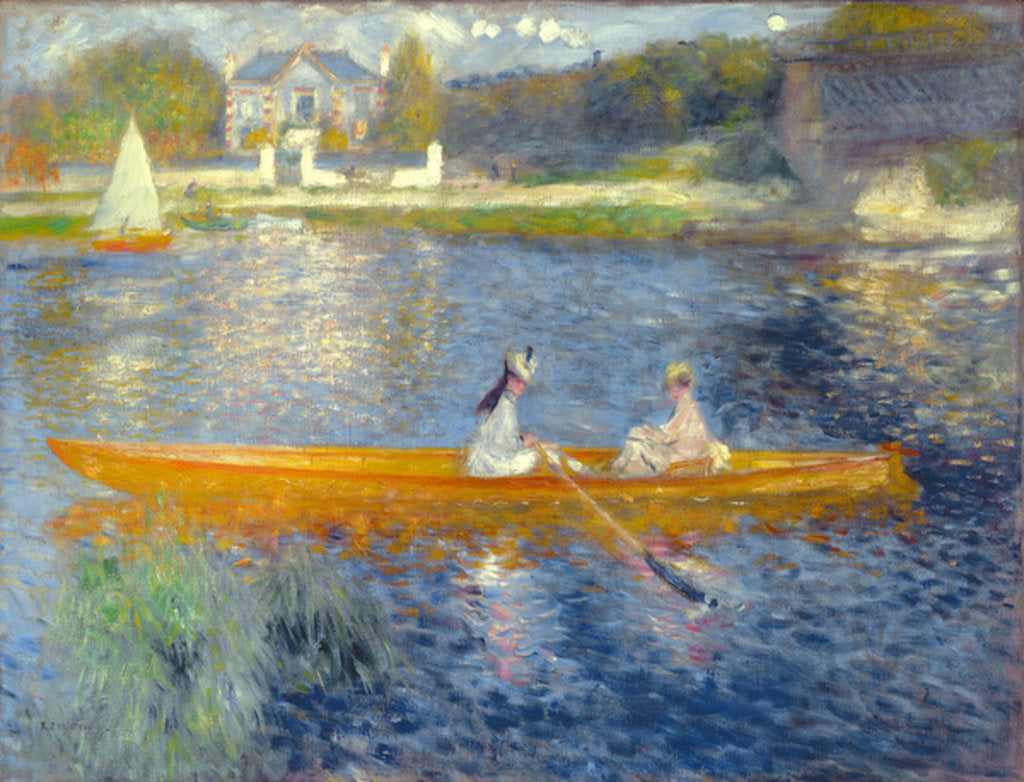 Detail of Le Skiff, 1875 by Pierre Auguste Renoir