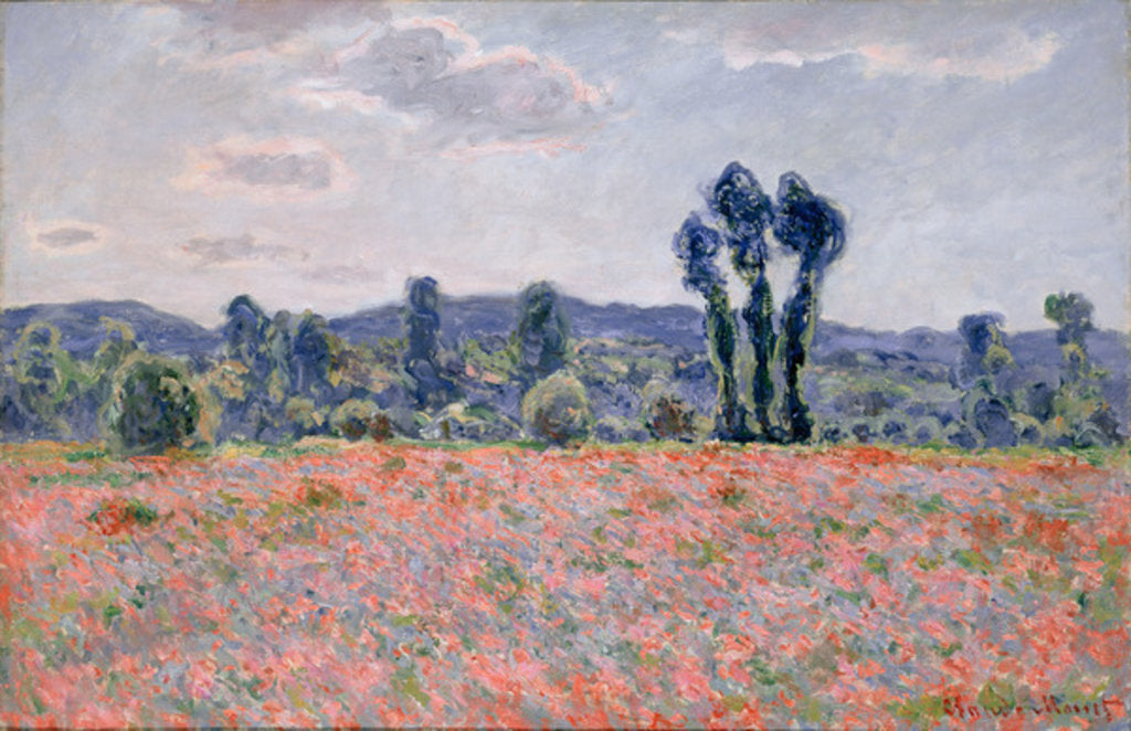 Detail of Poppy Field, c.1890 by Claude Monet