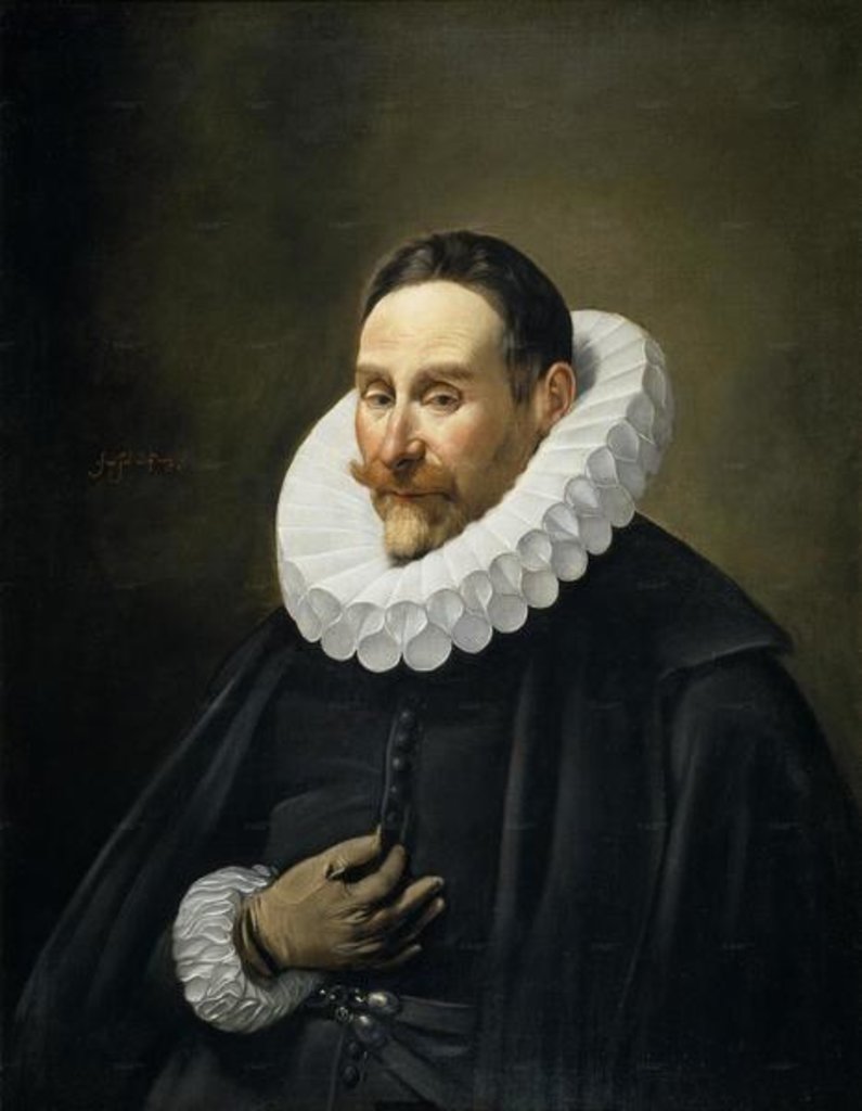 Detail of Portrait of a Gentleman, 1618-23 by Fray Juan Batista Maino or Mayno