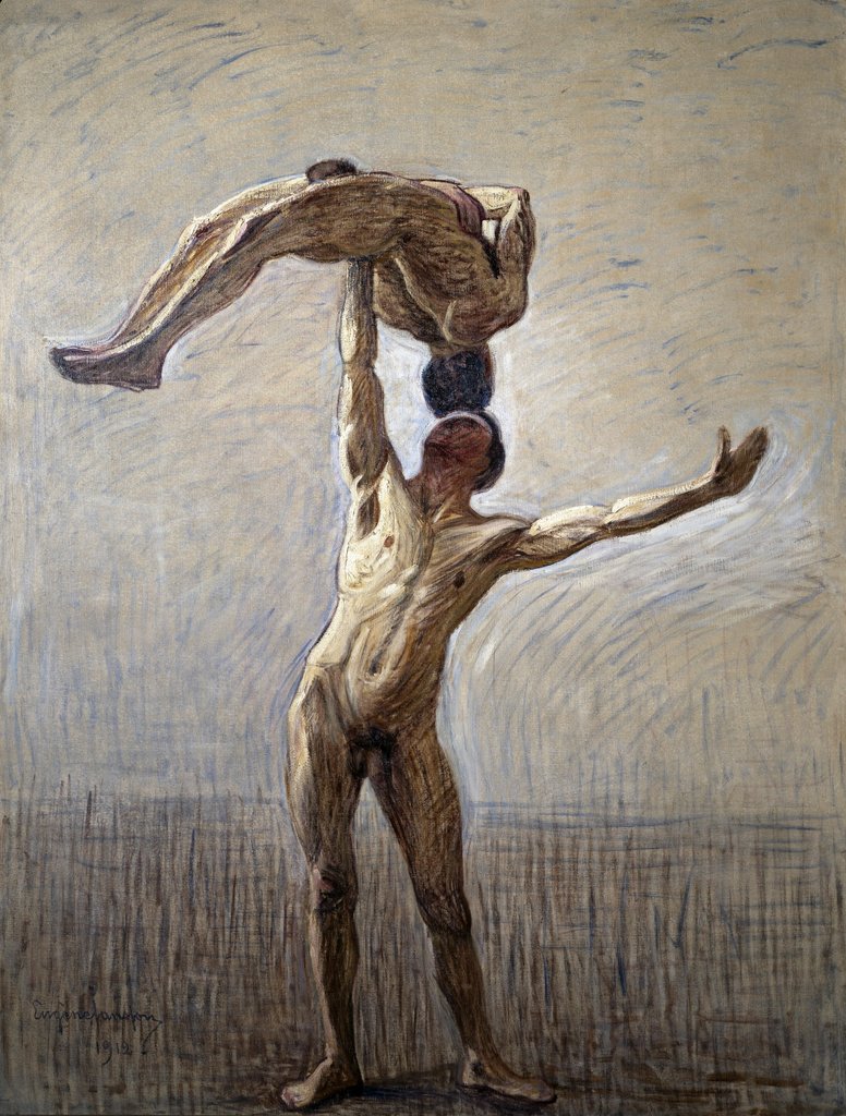 Detail of Athletes, 1912 by Eugene Jansson