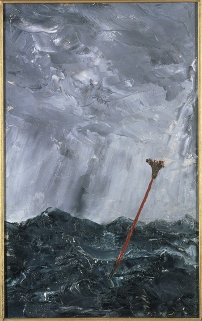 Detail of Stormy Sea Broom Buoy, 1892 by August Johan Strindberg