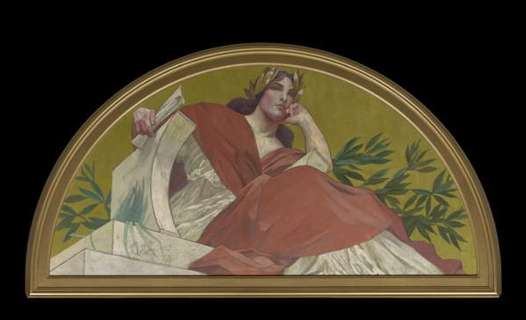 Detail of Muse of Tragedy, 1893 by Henry Siddons Mowbray