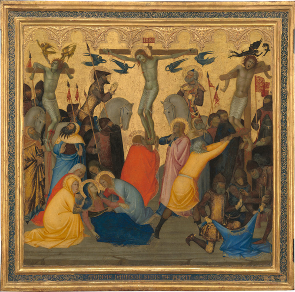 Detail of The Crucifixion, c.1380 by Andrea Vanni
