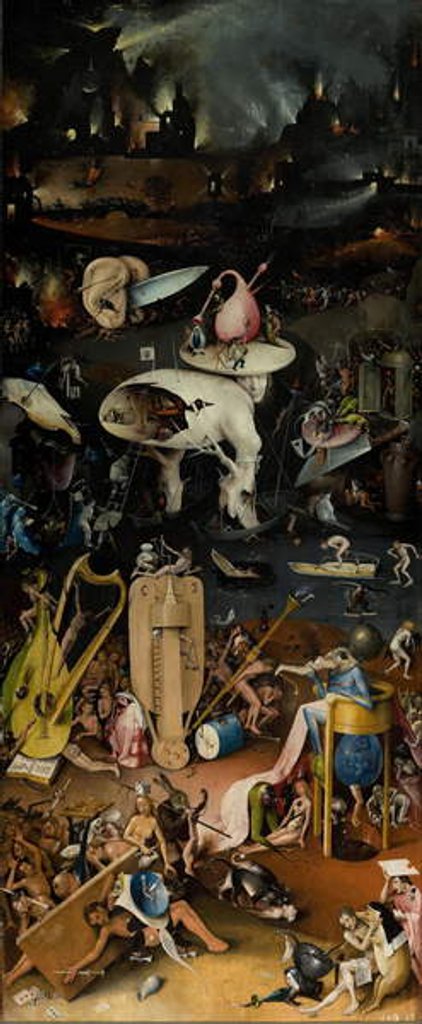 Detail of The Garden of Earthly Delights, 1490-1500 by Hieronymus Bosch