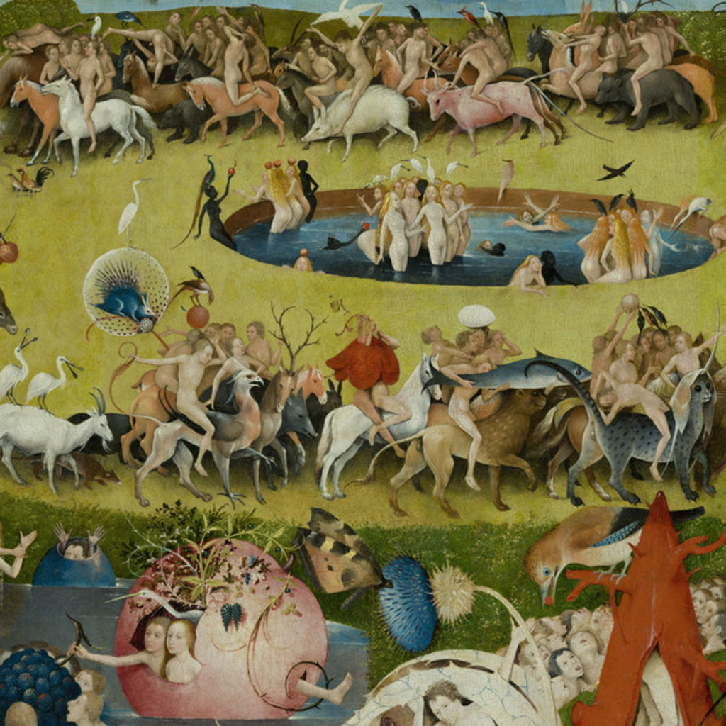 Detail of The Garden of Earthly Delights, 1490-1500 by Hieronymus Bosch