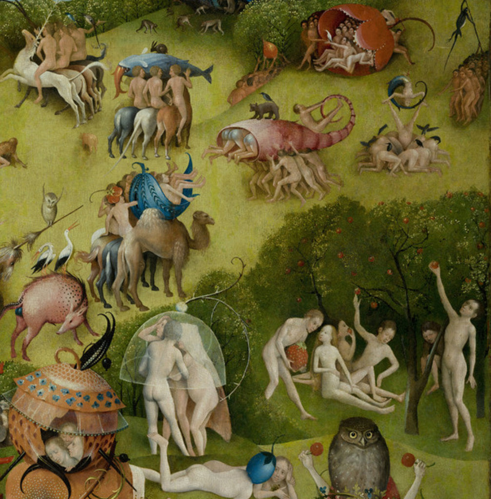 Detail of The Garden of Earthly Delights, 1490-1500 by Hieronymus Bosch