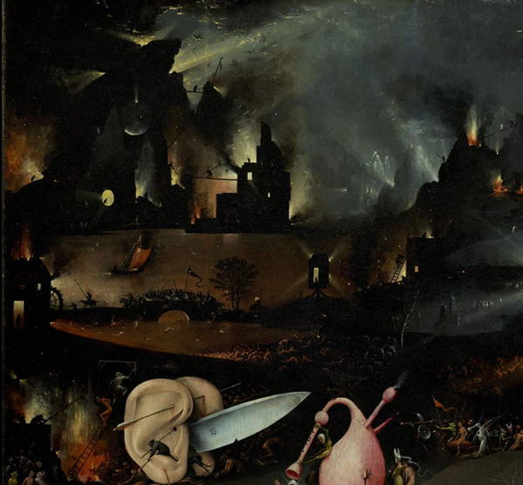 Detail of The Garden of Earthly Delights, 1490-1500 by Hieronymus Bosch