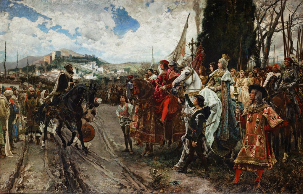 Detail of The Surrender of Granada in 1492, 1882 by Francisco Pradilla y Ortiz