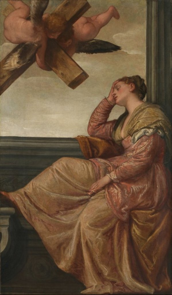 Detail of The Dream of Saint Helena, c.1570 by (1528-88) Veronese