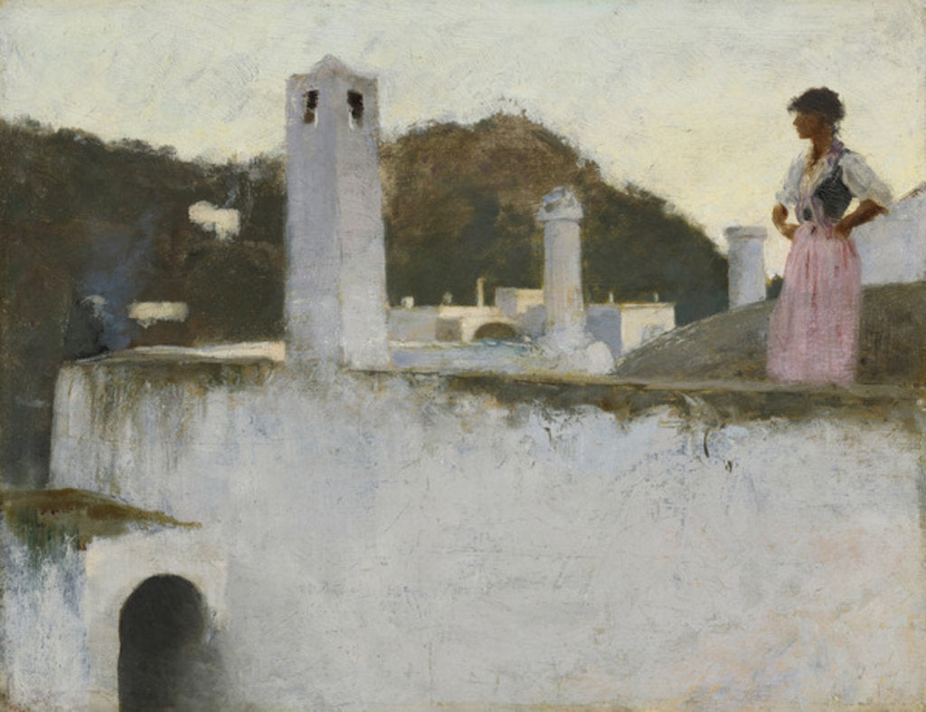 Detail of View of Capri, c.1878 by John Singer Sargent