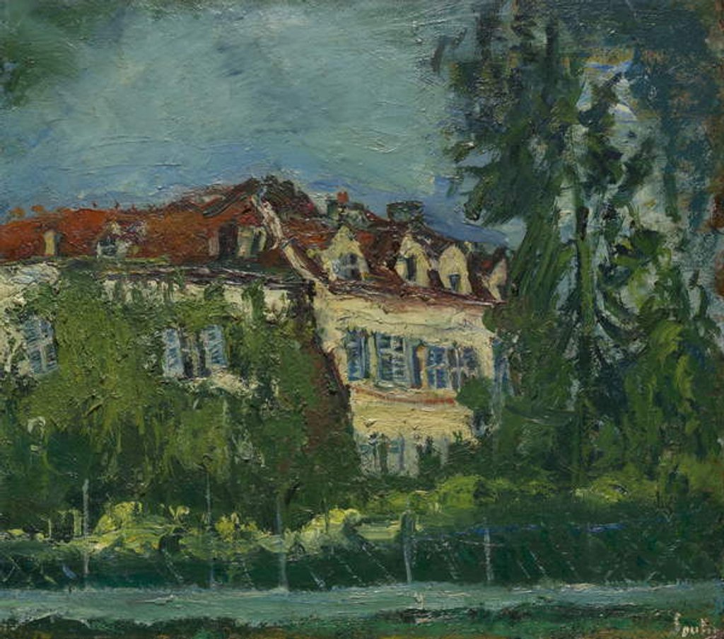 Detail of Landscape with House, c.1934 by Chaim Soutine