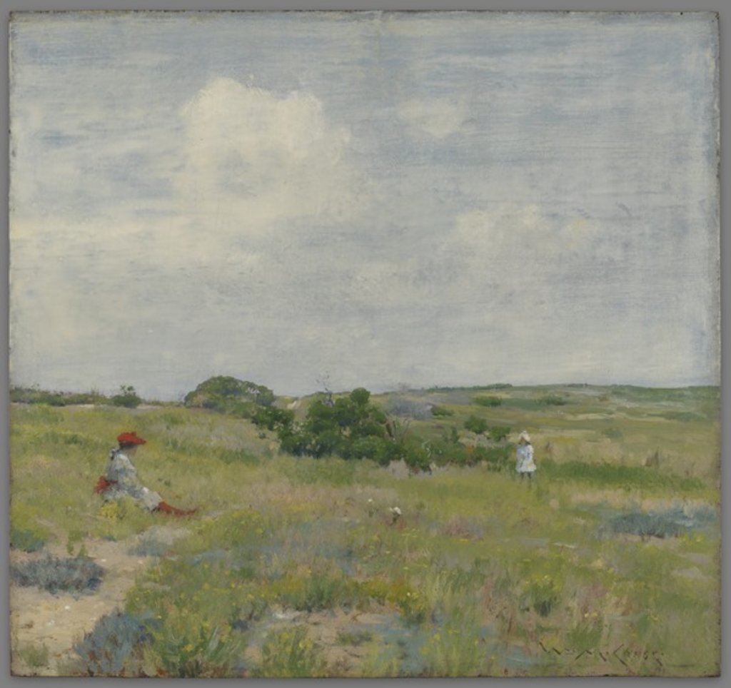 Detail of Shinnecock Hills, c.1895 by William Merritt Chase