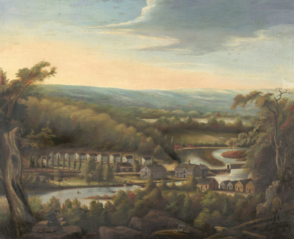 Detail of The Eli Whitney Gun Factory, c.1826-8 by William Giles Munson