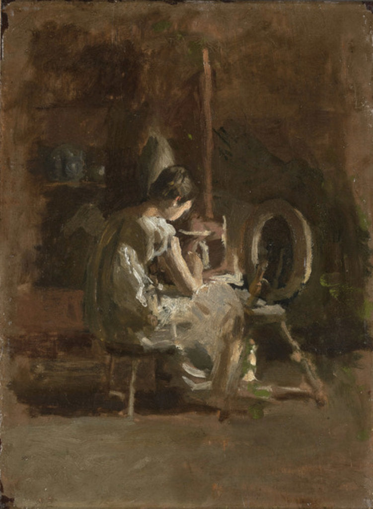 Detail of Sketches for “Home-Spun”, 1881 by Thomas Cowperthwait Eakins