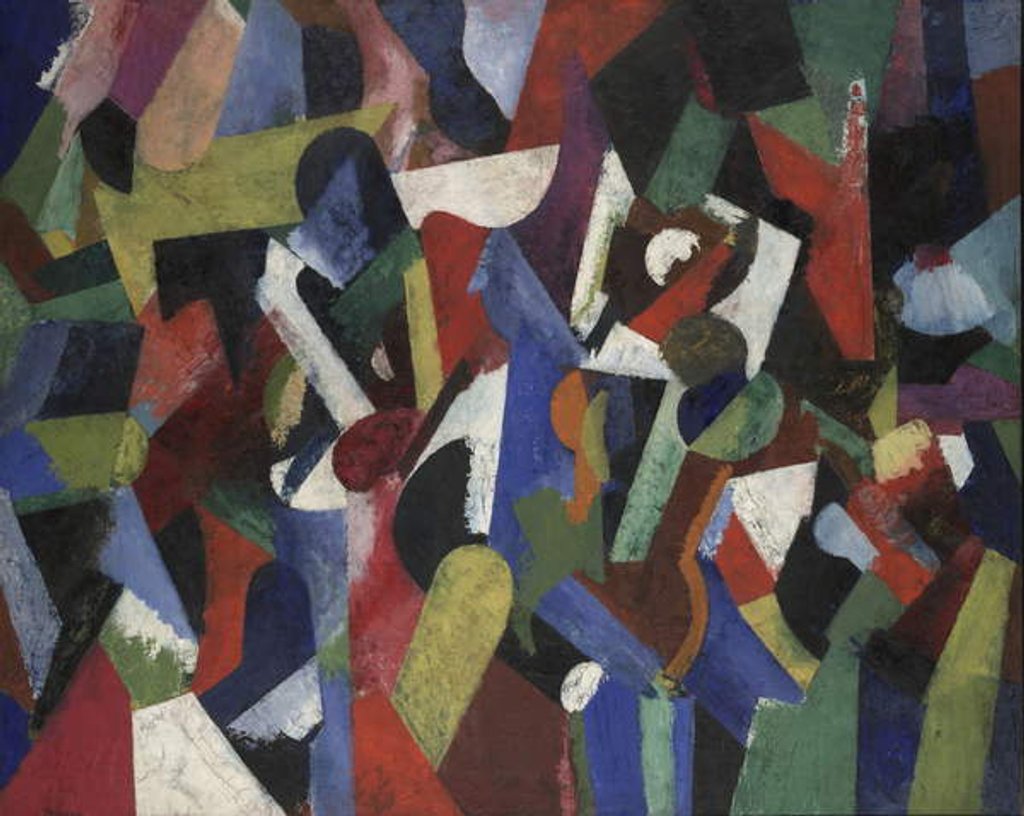Detail of Composition V, 1916 by Patrick Henry Bruce