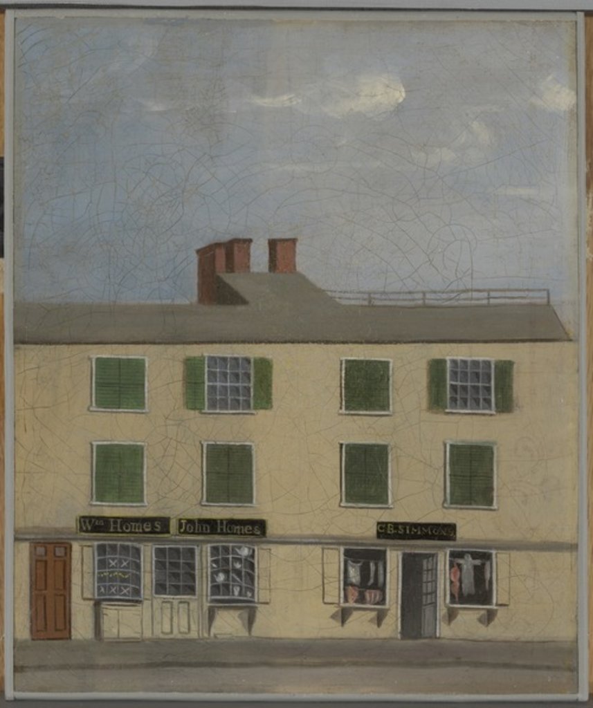 Detail of The Silversmith Shop of William Homes, Jr., c.1816-25 by American School