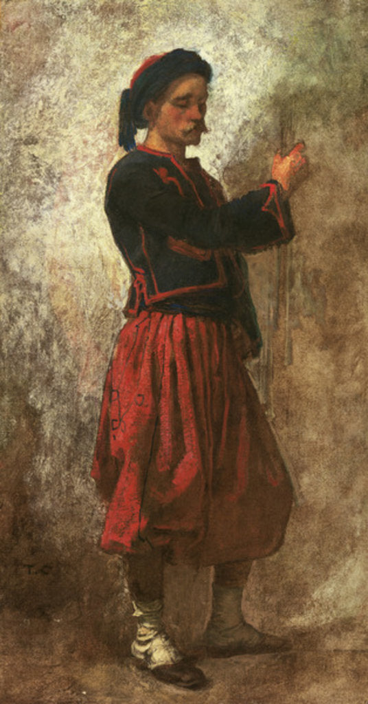 Detail of A Zouave, 1856-62 by Thomas Couture