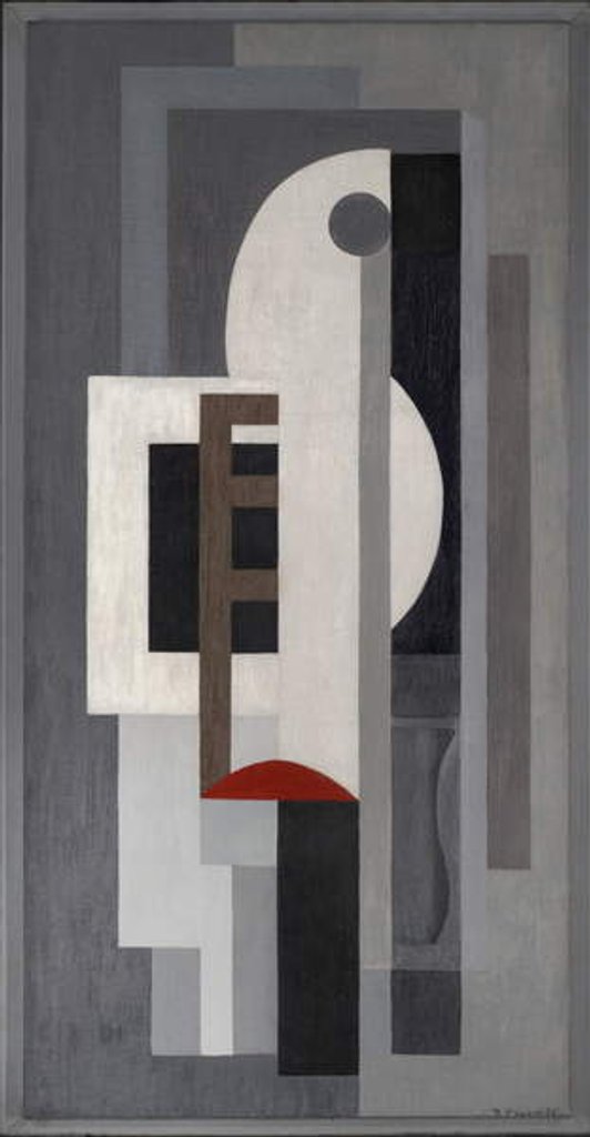 Detail of Composition I, 1926 by Ragnhild Keyser