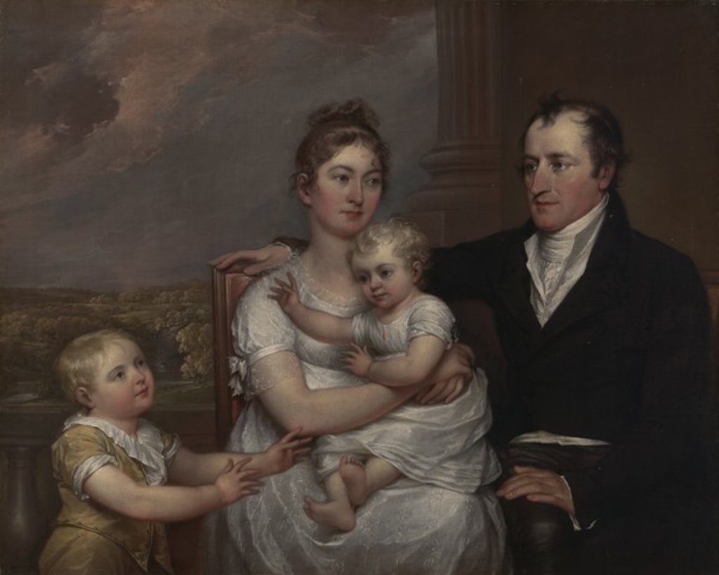 Detail of The Vernet Family, 1806 by John Trumbull