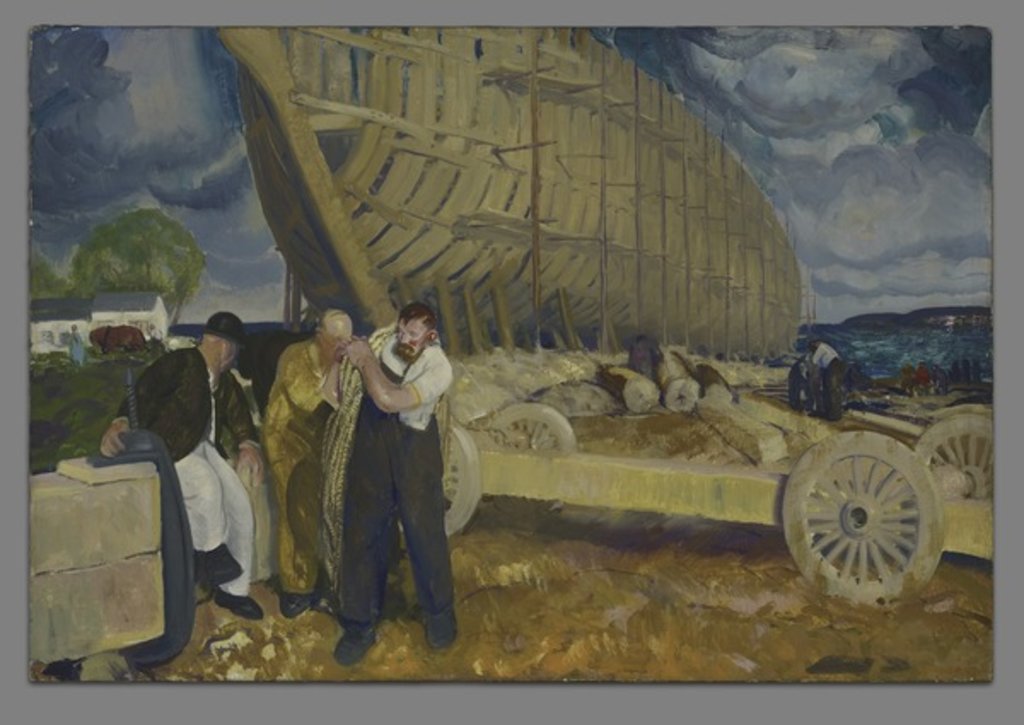 Detail of Builders of Ships, 1916 by George Wesley Bellows