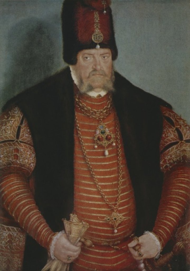 Detail of Portrait of Joachim II by Lucas the Elder Cranach