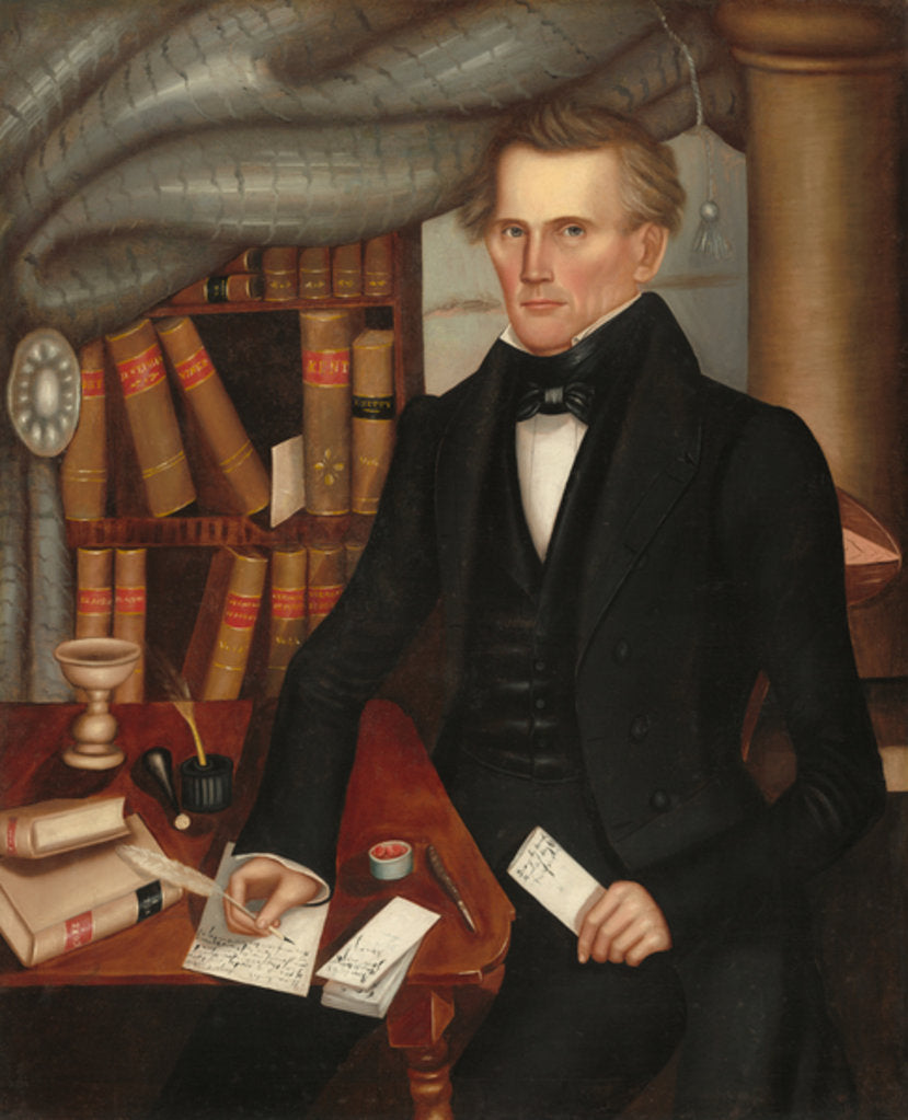 Detail of Vermont Lawyer, 1841 by Horace Bundy
