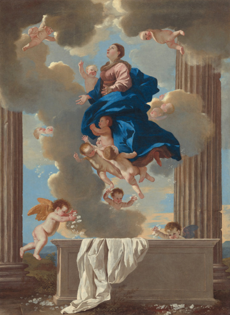 Detail of The Assumption of the Virgin, c.1630-32 by Nicolas Poussin