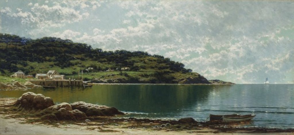 Detail of Along the Maine Coast, c.1885 by Alfred Thompson Bricher