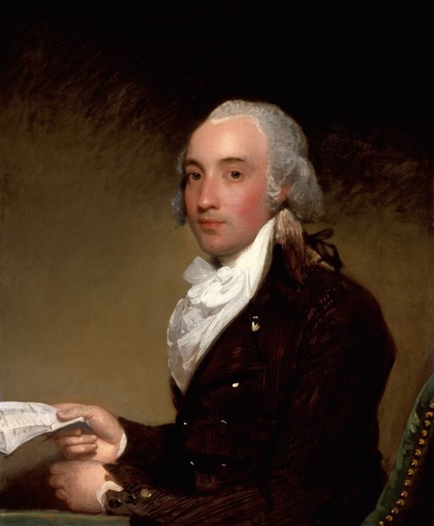 Detail of Portrait of Richard Barrington, Later Fourth Viscount Barrington, c.1793-94 by Gilbert Stuart