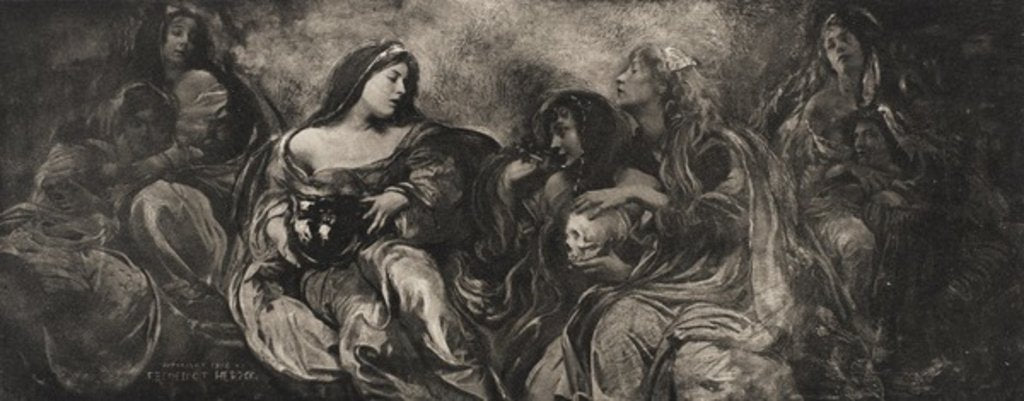 Detail of Twixt the Cup and the Lip, 1907 by Felix Benedict Herzog