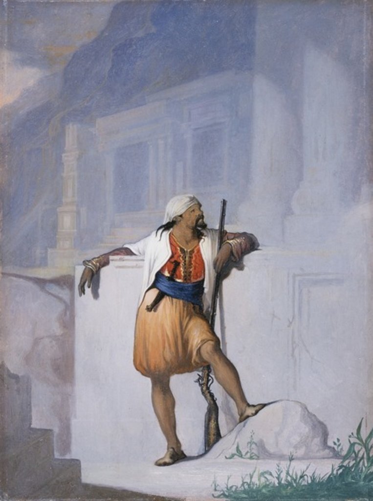 Detail of The Sentry, c.1872 by William Rimmer