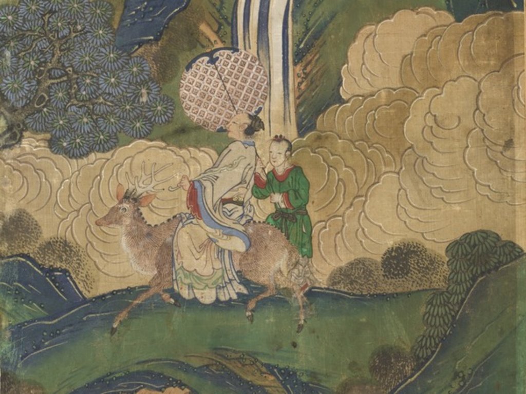 Detail of Guest arriving by School Korean