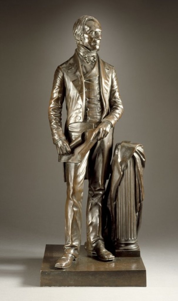 Detail of Henry Clay, 1858 by Thomas Ball