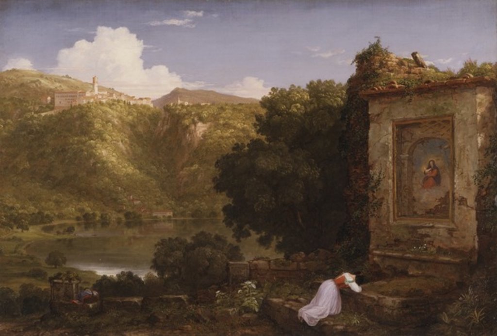 Detail of Il Penseroso, 1845 by Thomas Cole