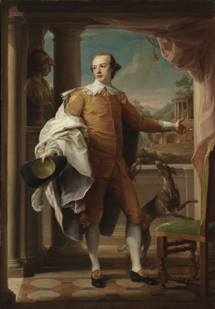 Detail of Portrait of Sir Wyndham Knatchbull-Wyndham, 1758-59 by Pompeo Girolamo Batoni