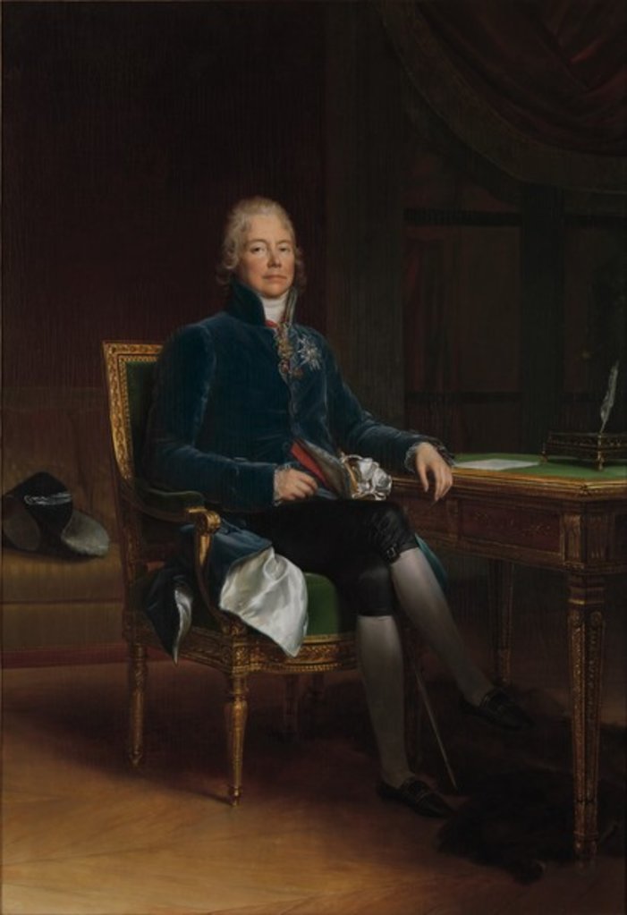 Detail of Portrait of Charles-Maurice de Talleyrand-Perigord, 1808 by Francois Pascal Simon Baron Gerard