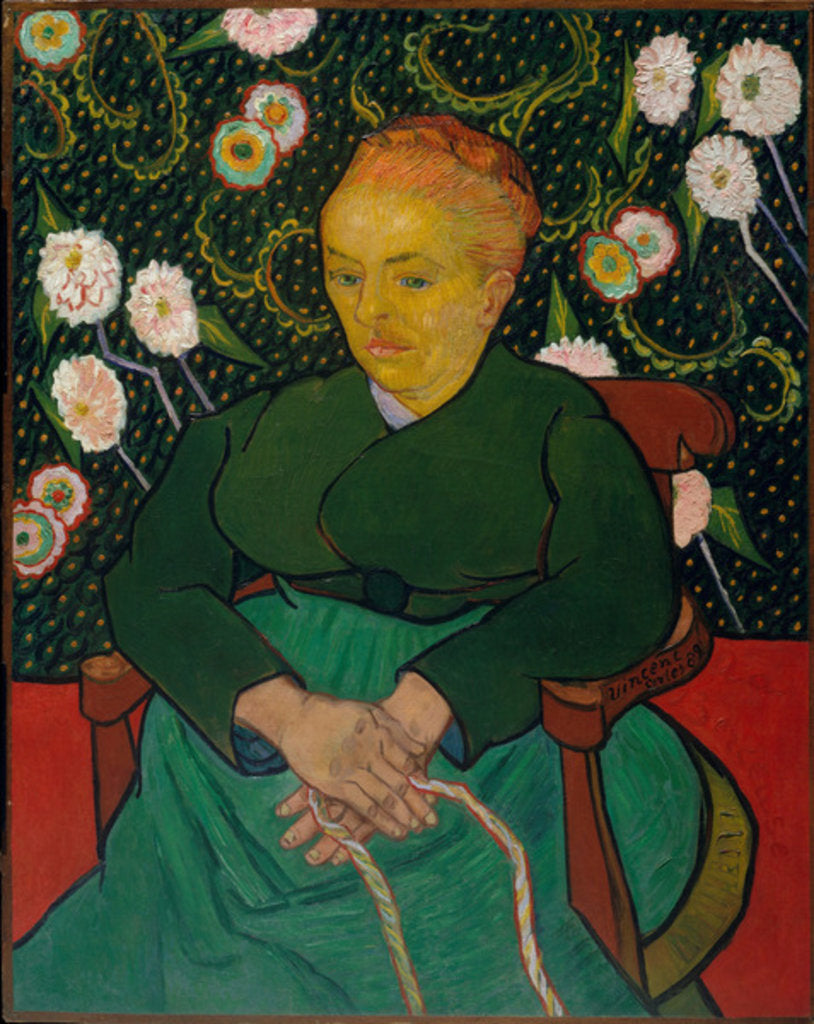 Detail of La Berceuse, 1889 by Vincent van Gogh