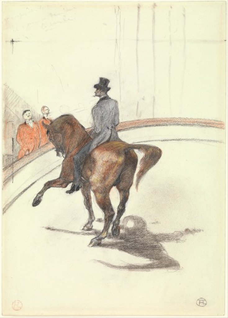 Detail of At the Circus: The Spanish Walk, 1899 by Henri de Toulouse-Lautrec