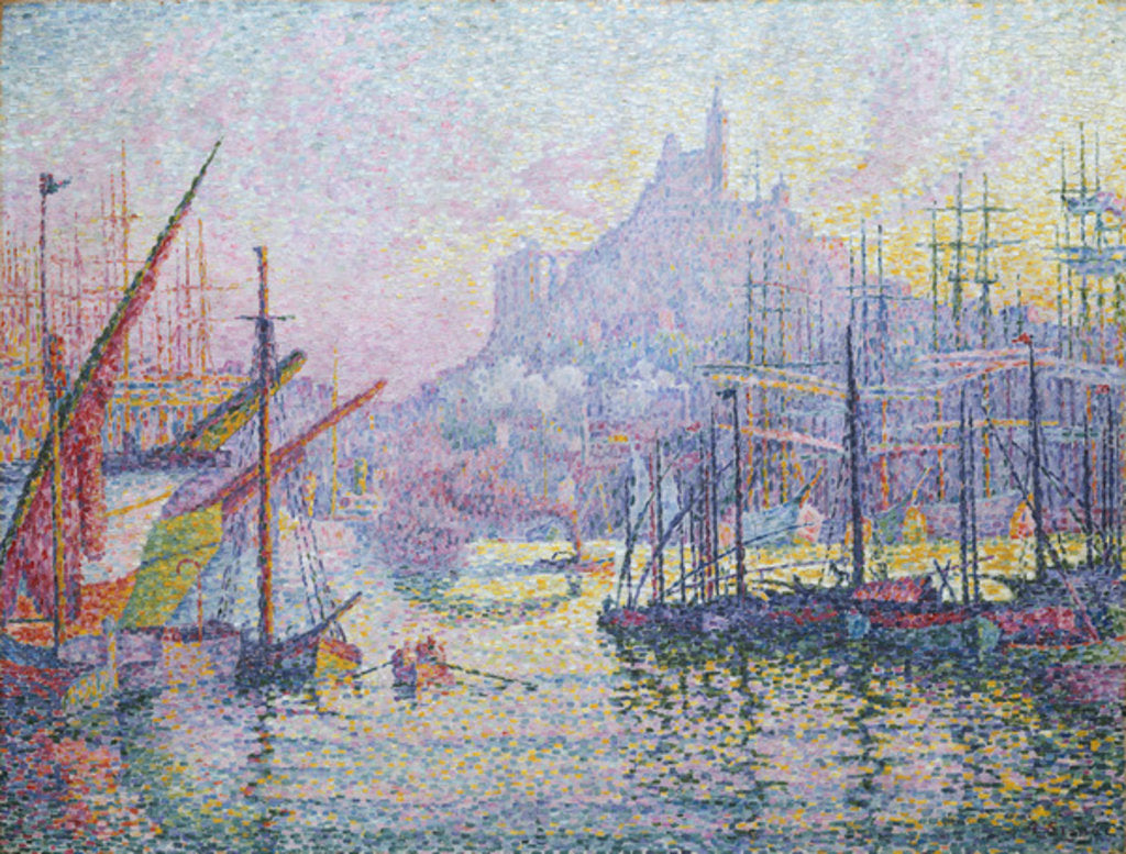 Detail of Notre-Dame-de-la-Garde, Marseilles, 1905-6 by Paul Signac