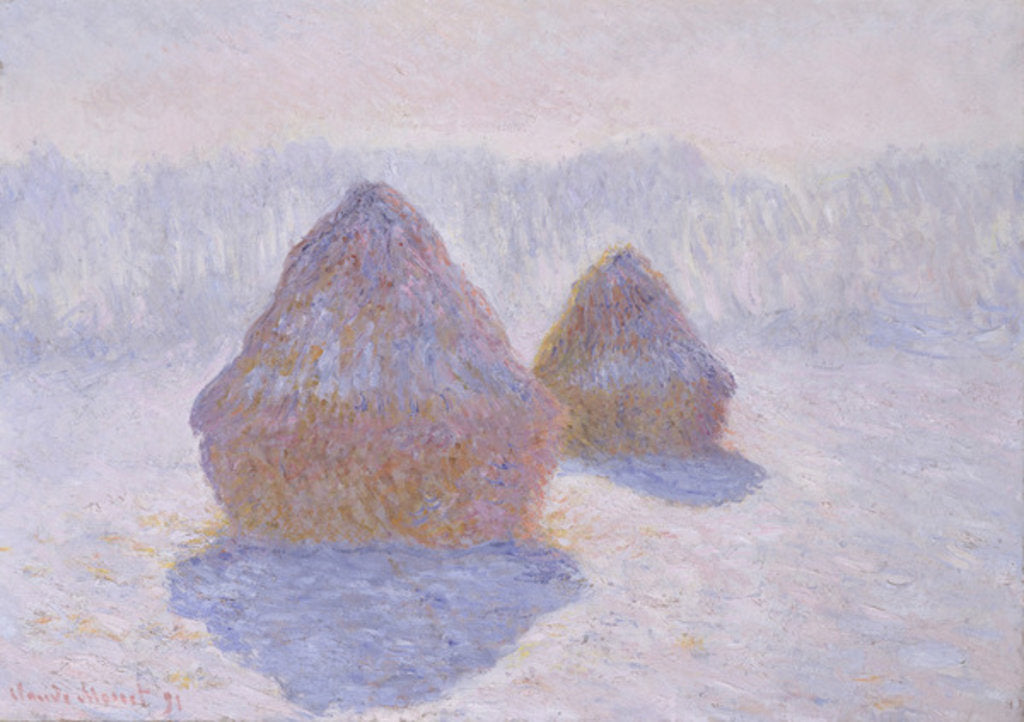 Detail of Haystacks, 1891 by Claude Monet