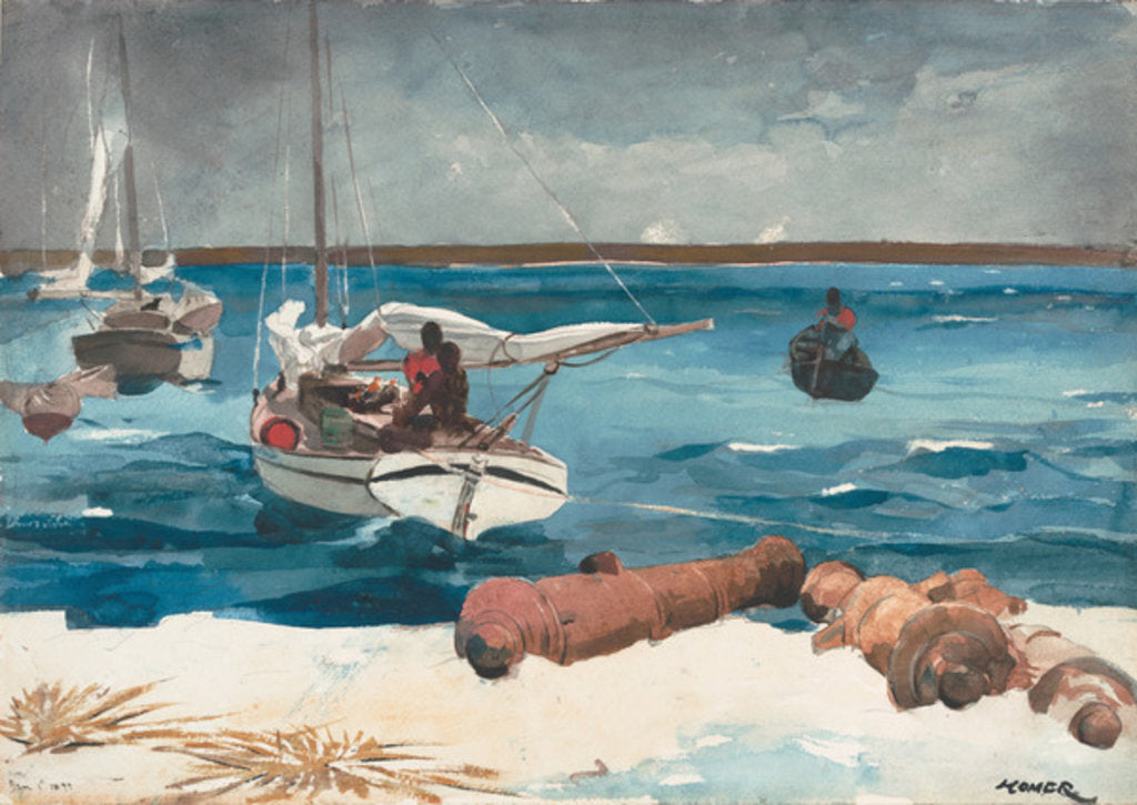 Detail of Nassau, 1899 by Winslow Homer