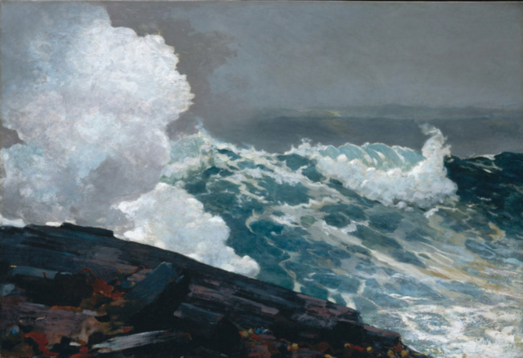 Detail of Northeaster, 1895 by Winslow Homer