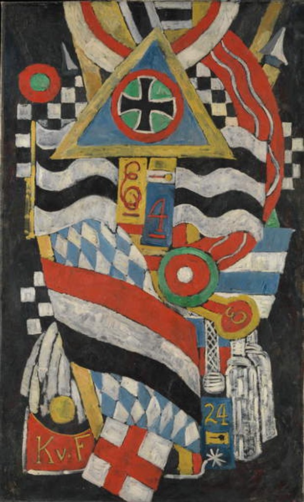 Detail of Portrait of a German Officer, 1914 by Marsden Hartley
