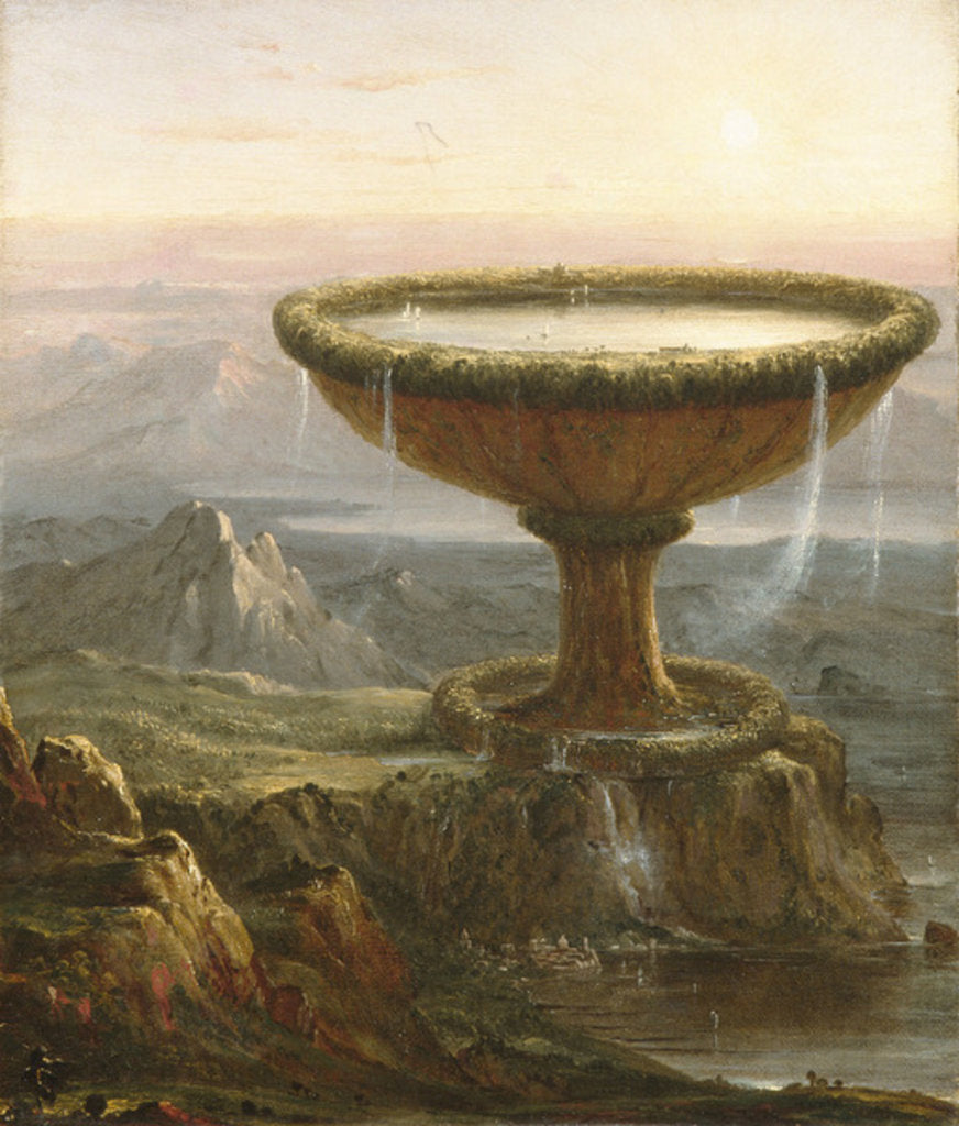 Detail of The Titan's Goblet, 1833 by Thomas Cole