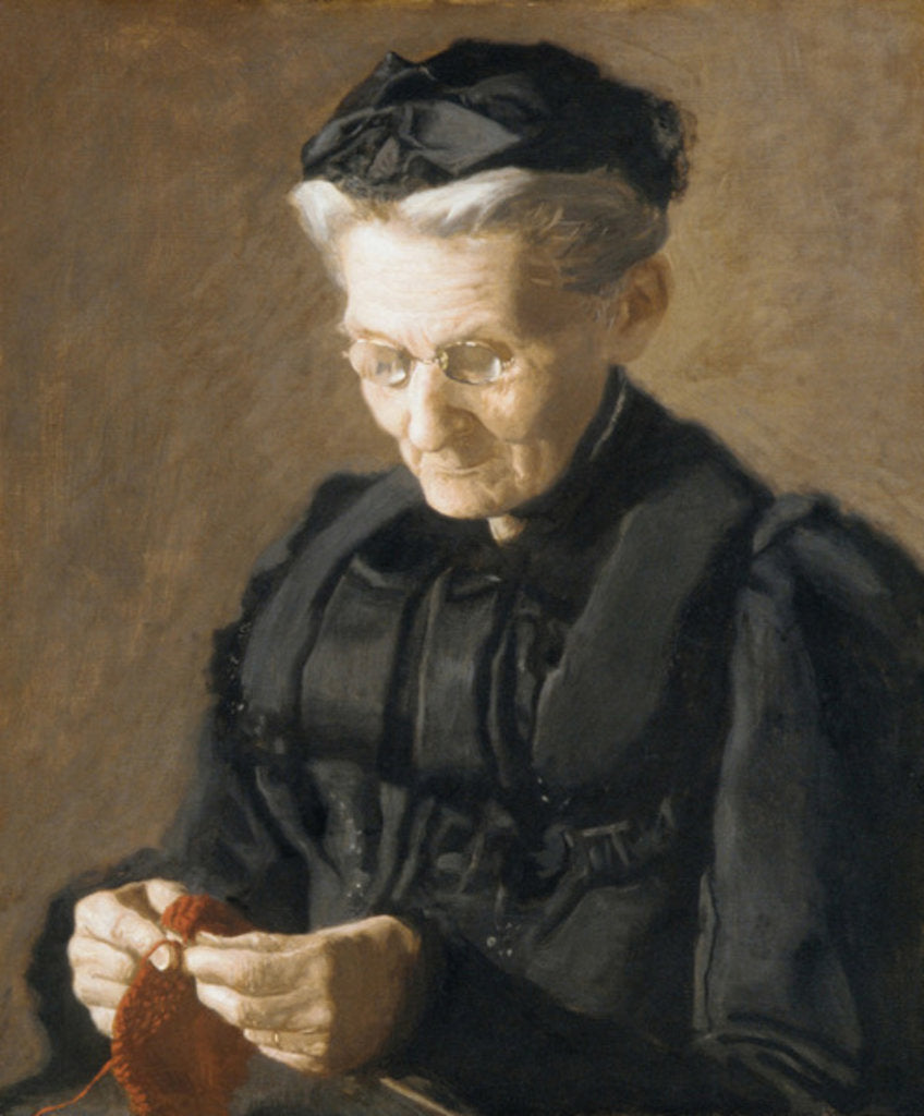 Detail of Mrs. Mary Arthur, 1900 by Thomas Cowperthwait Eakins