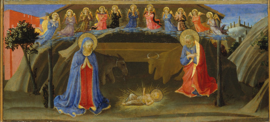 Detail of The Nativity, c.1433-34 by Zanobi di Benedetto (attr.to) Strozzi