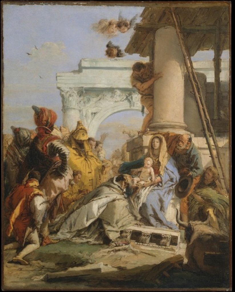 Detail of The Adoration of the Magi by Giovanni Battista Tiepolo