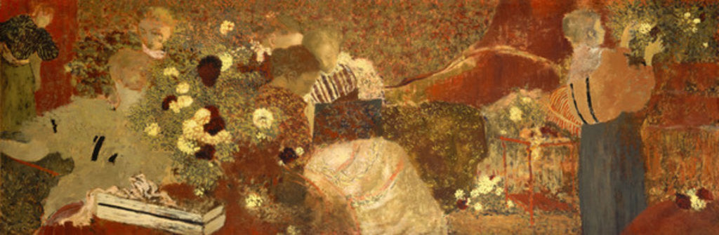 Detail of The Album, 1895 by Edouard Vuillard