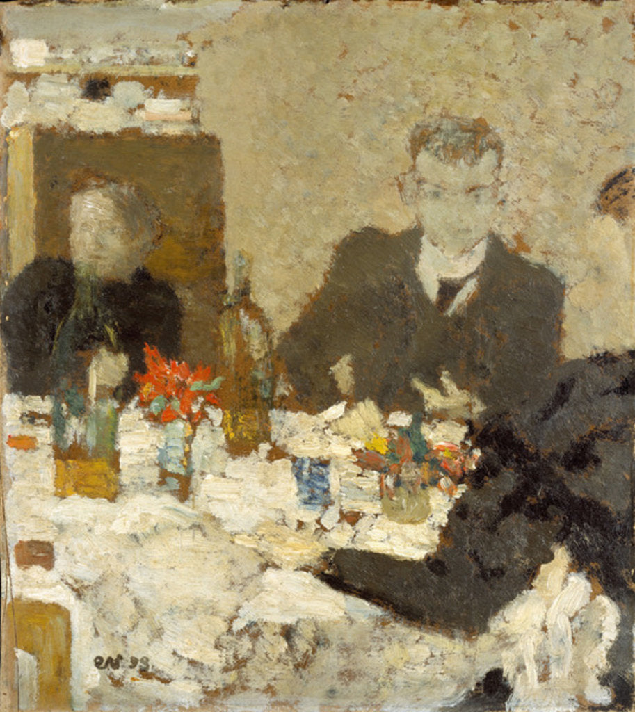 Detail of At Table, 1893 by Edouard Vuillard